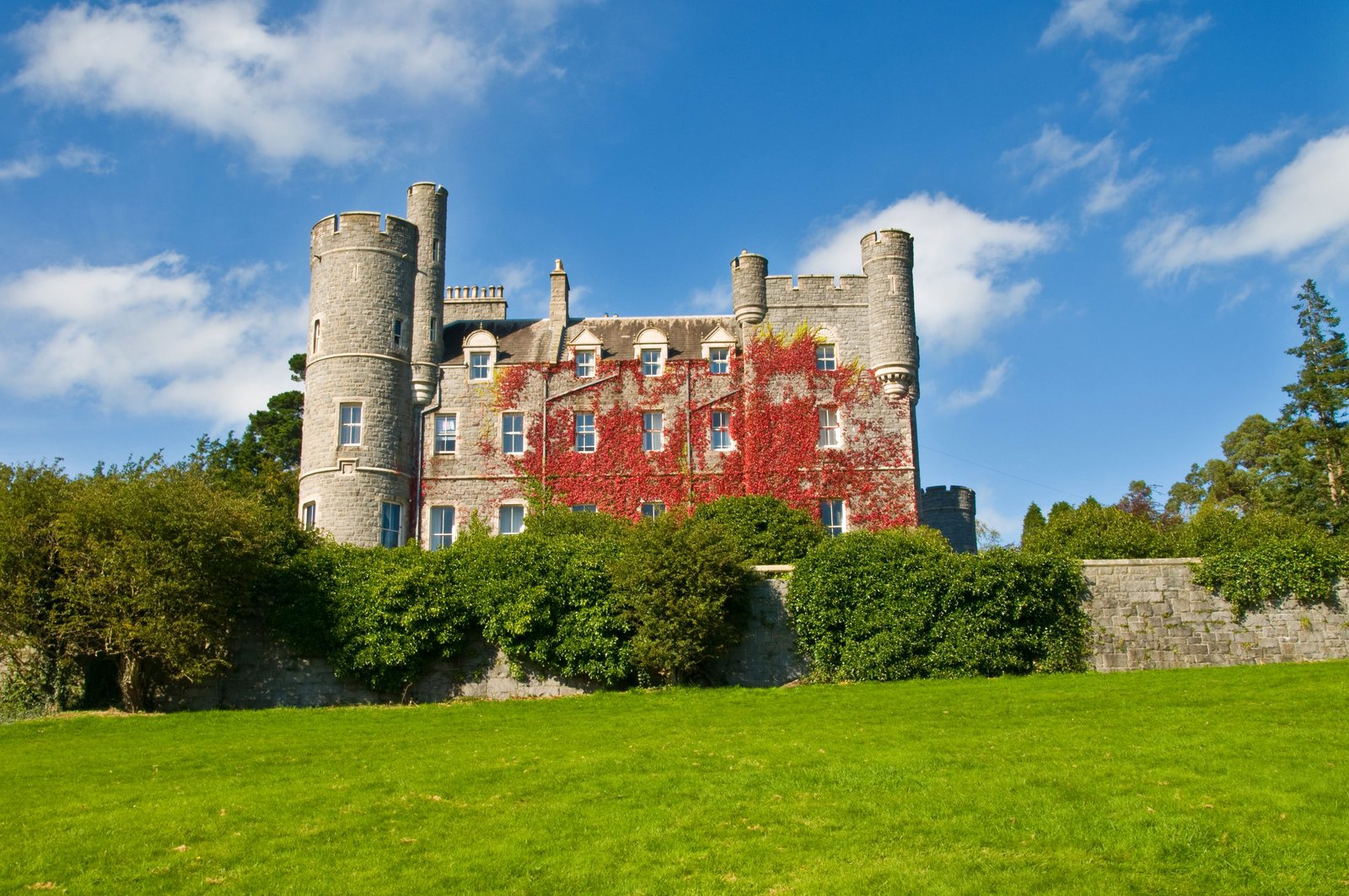 The castle beside Castlewellan Lake