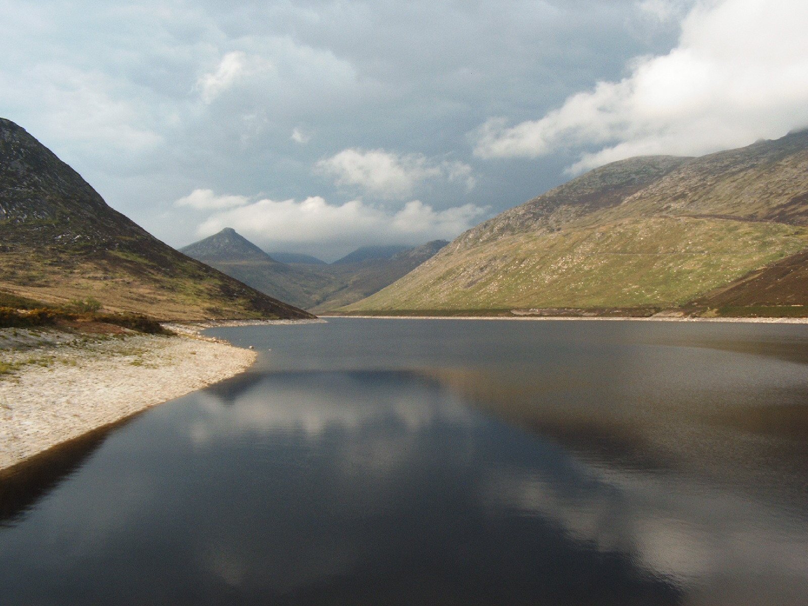Silent Valley Water Reservoir. A historic photograph, not evidence of current water level, access or conditions.