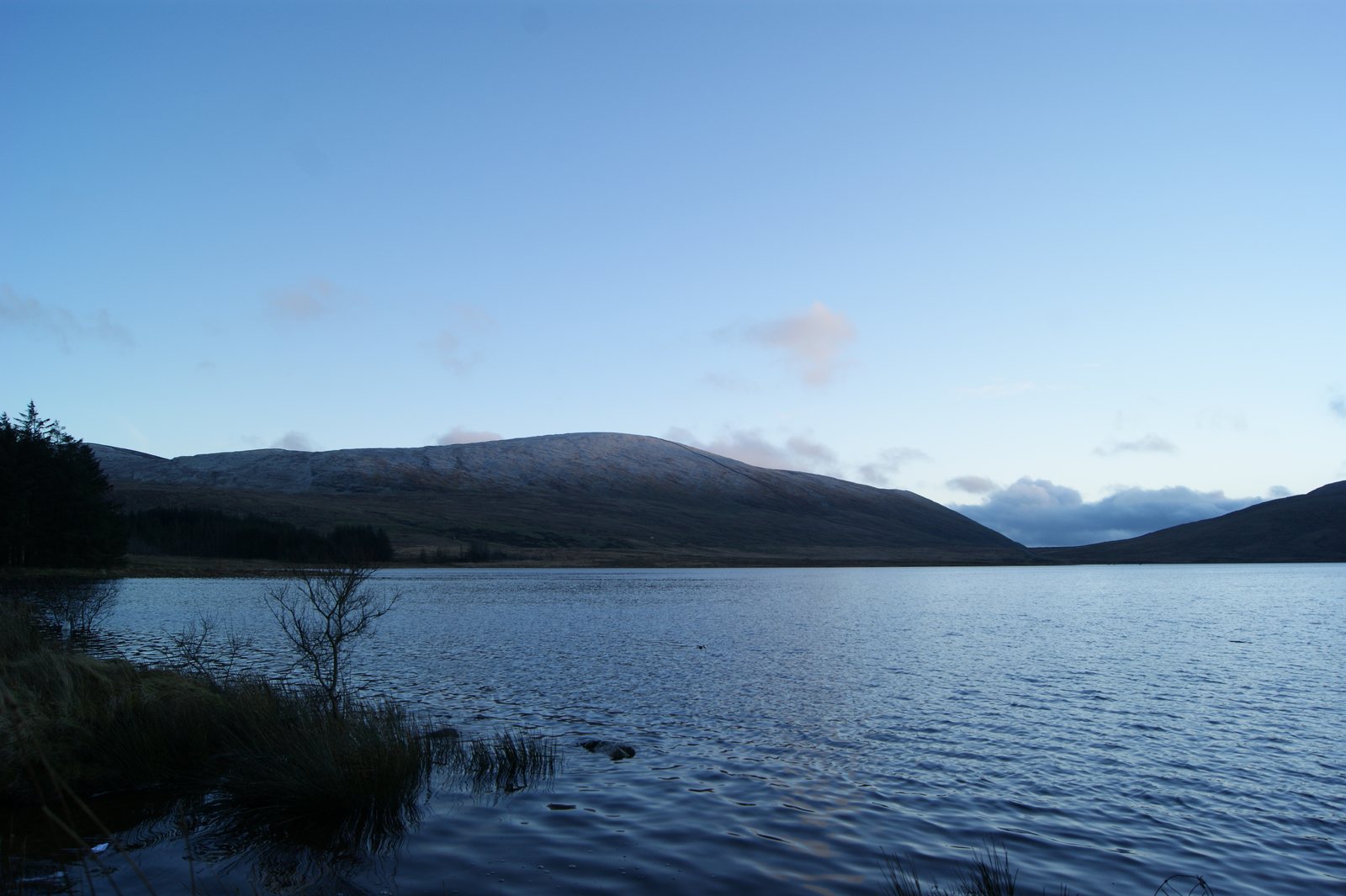 Spelga Reservoir and Slieve Muck